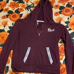 Pink hoodie. Worn a few times.